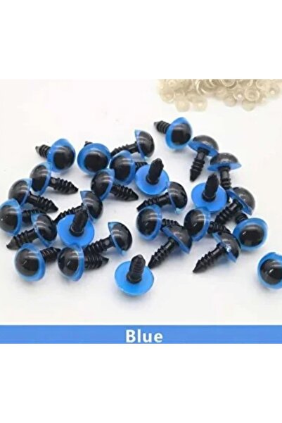 biroyuncakatolyesi 16mm MAVİ GÖZ 5 ÇİFT (10 ADET)