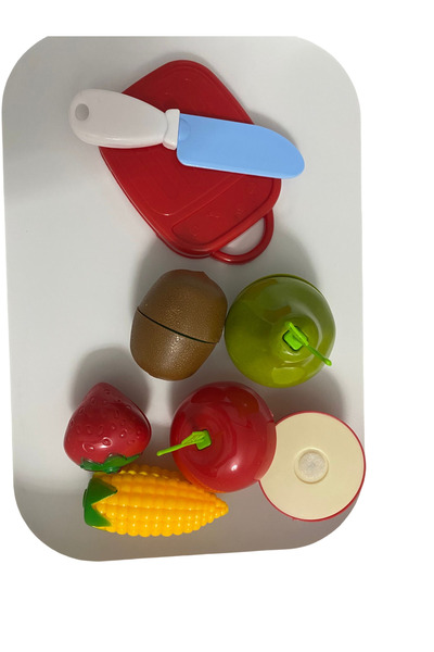 Kids Cırt Cırtlı Kesilebilir Meyve Sebze Kesme Seti - Mutfak Evcilik Oyuncak ...
