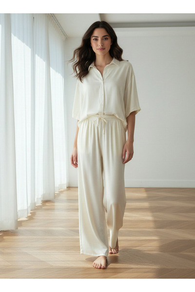 Aadaraya Pyjama Set Button-Down Shirt & Trousers