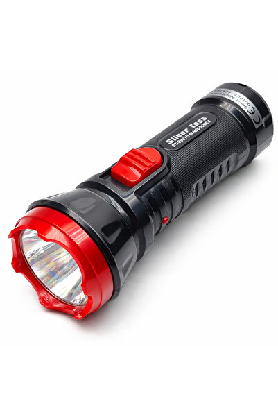 silvertoss Şarjlı LED El Feneri 2 Modlu (Düşük / Yüksek) – 12,5 cm – 82 gr