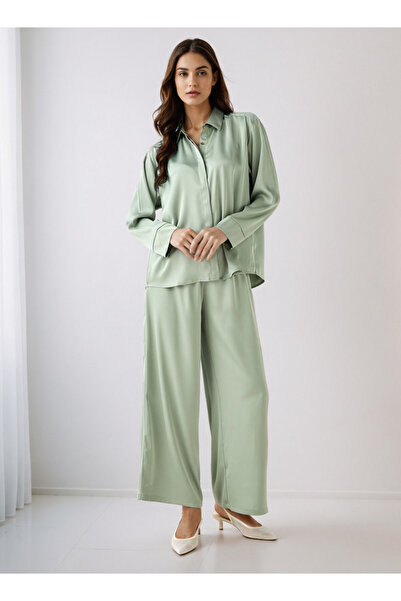 FAV طقم من قميص وبنطال أرجل واسعة