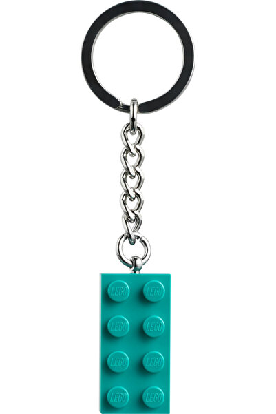 LEGO 854303 LEGO® Iconic Canlı Mavimsi Yeşil 2x4 Anahtarlık