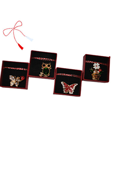 LOL Set Mărțișoare – 4 Broșe din Metal, Design Modern și Jucăuș