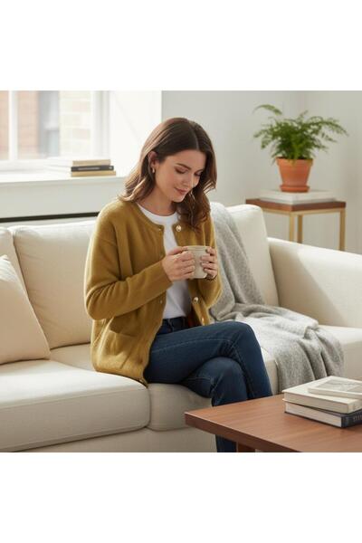 OwenLife Owen Life Angora Fabric Classic Size Quality Sweater Suitable for Si...