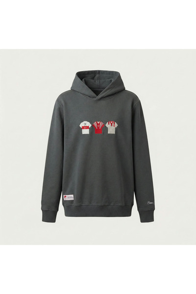 TFF RETRO FORMA NAKIŞLI HOODİE