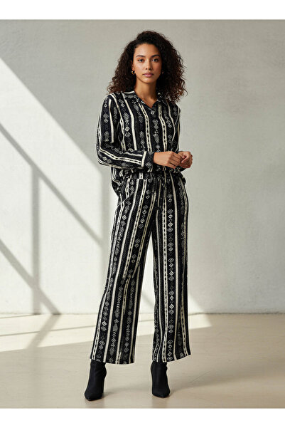 FAV Coord Set with Shirt & Wide Leg Pants