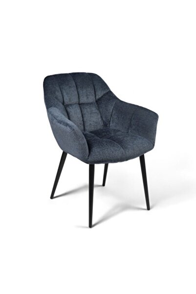 smart home Modern Velvet Upholstered Dining Chair with Metal Legs & Armchair ...