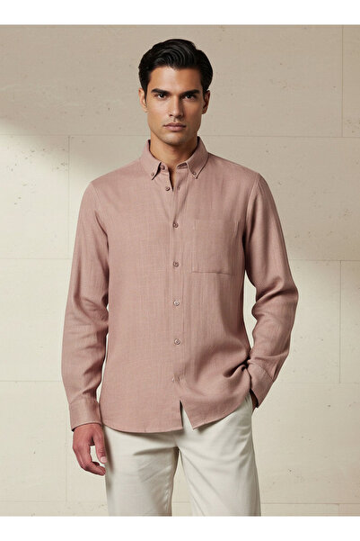 FAV Men Regular Fit Collared Long Sleeves Shirt