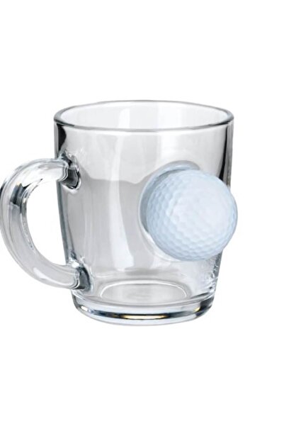 Hananya Glass Mug with Integrated Golf Ball