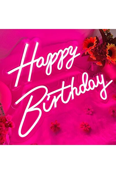 Slasa لافتة نيون LED لعيد ميلاد سعيد، مقاس 41 × 31 سم، مصباح جداري LED قابل ل...