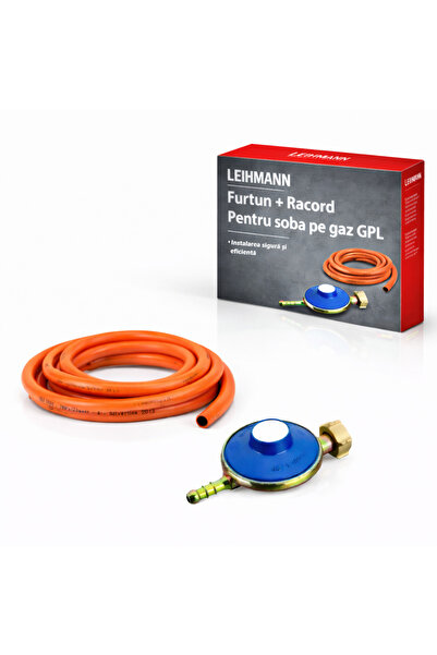 LEIHMANN Hose + Connector For LPG Gas Stove