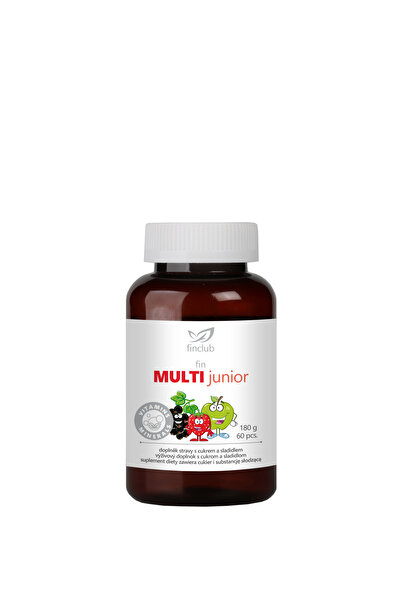 Finclub fin Multi Junior, 60 jeleuri, Vitamine esențiale pentru copii