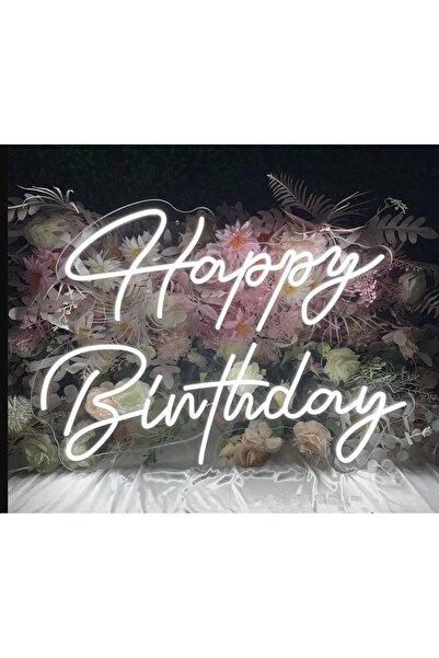 Slasa لافتة نيون LED لعيد ميلاد سعيد، مقاس 41 × 28 سم، مصباح جداري قابل للتعت...