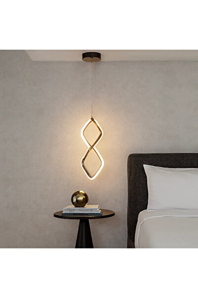 Humer Modern gold-colored lighting fixture with 3 lights, W15