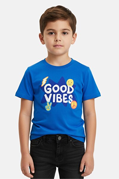 The Children's Place Toddlers Boy Short Sleeve Graphic Print T-Shirt, Blue
