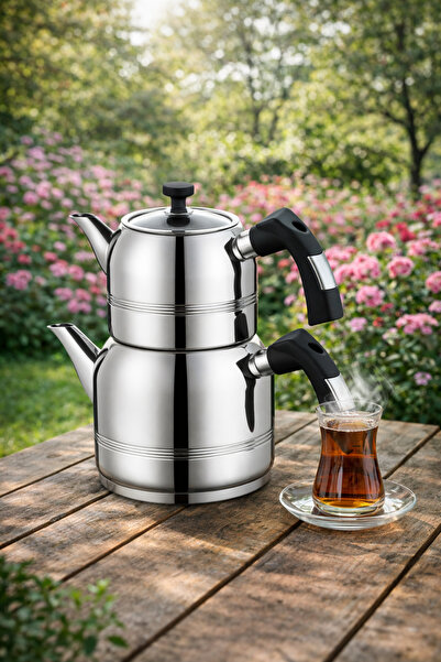 COCİNERO 8090 Leon Xl Bakalit Sap Çaydanlık Takımı