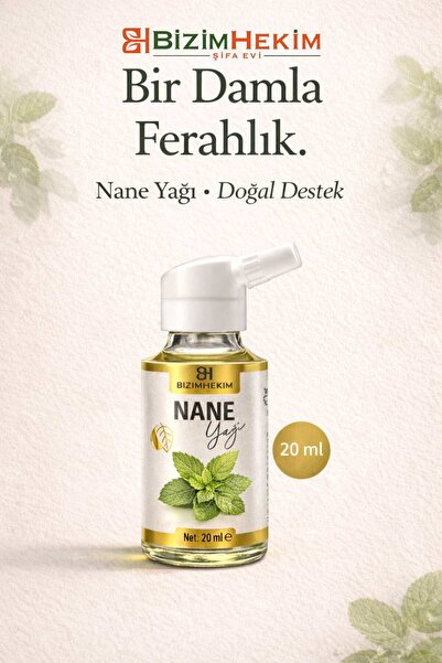 BİZİMHEKİM ŞİFA EVİ BizimHekim Nane Yağı 20 ml Aromaterapi Yağı