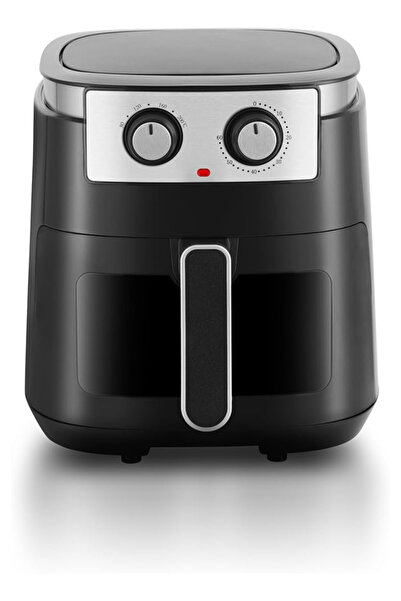 JANO 1250W Air Fryer with Cool-Touch Handle, Non-Stick Coated Pan, 5-Liter, B...