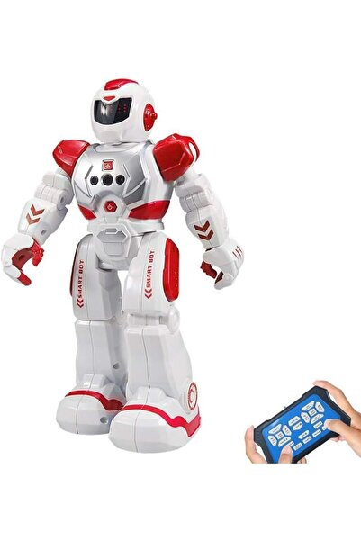 Generic Smart programmable robot toy for children with remote control and LED...
