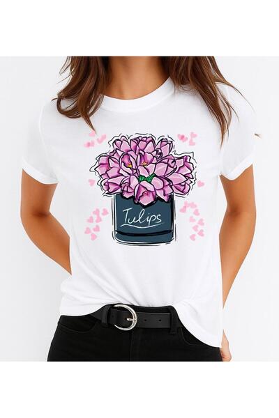 OEM Tricou de damă din bumbac 100% Iulips