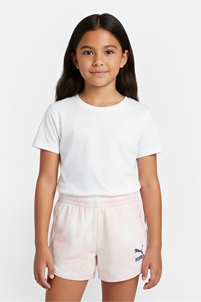 Puma Kids Girl Sportswear Fit Outdoor Shorts, Pink