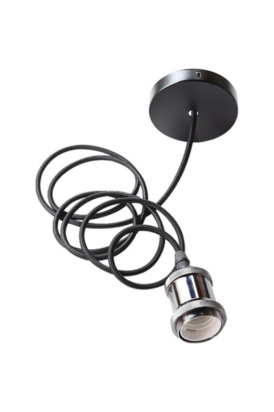 Humer كبس حديد علاقي 2 متر مع هولدر اسود (سلك قماش)