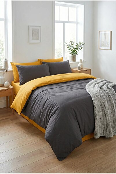 serelya Σετ Παπλωματοθήκη Διπλό - Διπλής Χρήσης - Ύφασμα Ranforce 100% Βαμβάκι