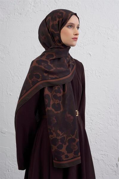 Armine İpek Tensel Leopar Şal 3 33