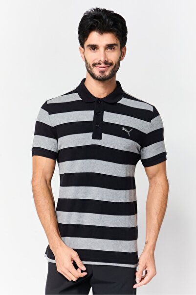 Puma Men Slim Fit Short Sleeve Outdoor Polo Shirt, Multicolor