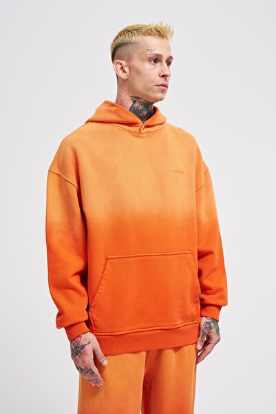 Machinist Gradient pentru bărbați, lavabil, cu glugă Swea tricou Portocaliu