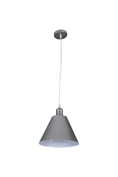 Humer علاقي مودرن فضي مع ابيض E27*1L مقاس 250 ملم