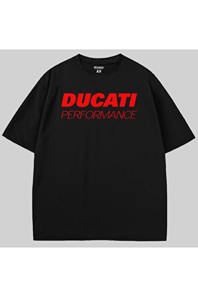 Crazy Tricou cu logo Ducati supradimensionat