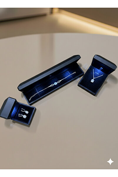 ADA LİFE GÜMÜŞ (IŞIKLI KUTULU) 925 Ayar Gümüş 3 Lü Baget Set