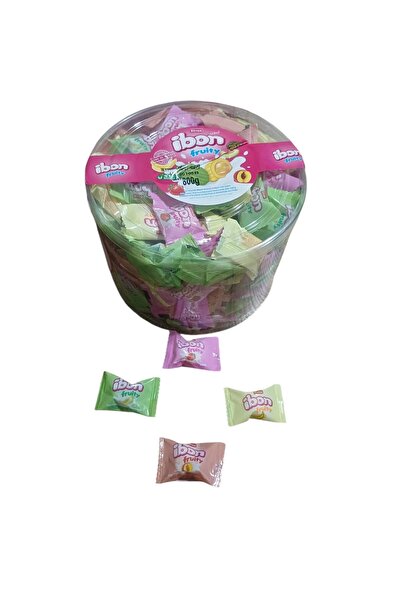 Elvan İBON FRUTY MEYVELİ 800 GR ŞEKER ÇİLEKLİ, KAVUNLU, MUZLU, ŞEFTALİ