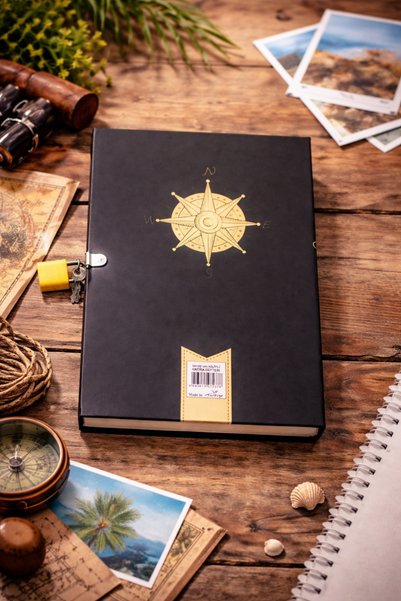 NRCN My Secret Locked Notebook Memory Book Daily Memory Book Lined Concept Notebooks