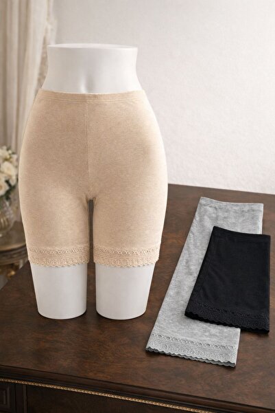 TUFAHA Women's comfortable lace shorts for everyday wear, 6 pieces, different...