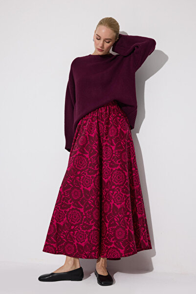 Touché Privé PATTERNED SATIN SKIRT