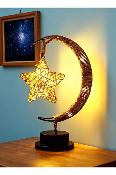 Yoawllty Ramadan lights, star-and-moon-shaped table lamps, ideal Ramadan deco...