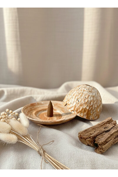 woness studio El Yapımı Bohem Seramik Tütsülük