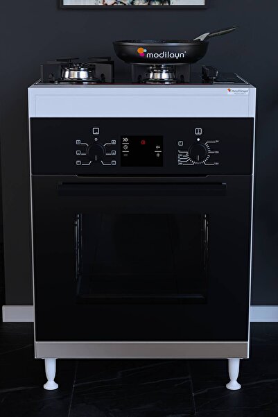 Lina Vella Home ELİT Gömme Ankastre Ocak Ve Fırın Bölmeli Mutfak Dolabı 59,6 ...