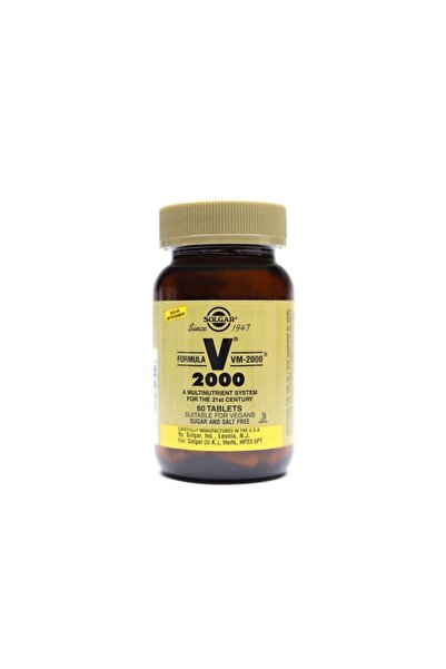 Solgar Formula VM-2000 Multivitamine 60 comprimate -