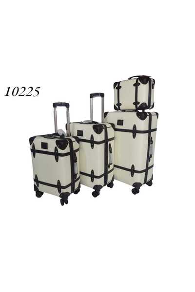 LAVELLO MORANO حقائب سفر كلاسيكية مورانو 4 قطع بعجلات دوارة وقفل أمان مقاسات ...