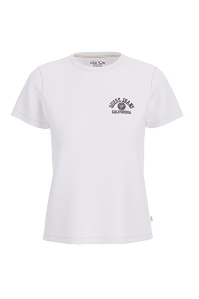 Guess Jeans Ss Cn Reg Mini Women's Regular Fit T-Shirt