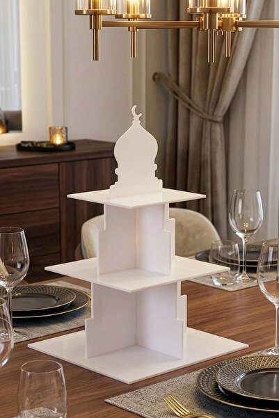 iwa concept Ramadan Presentation Stand 3 Tier Dome Design Decor - Ramadan Ift...