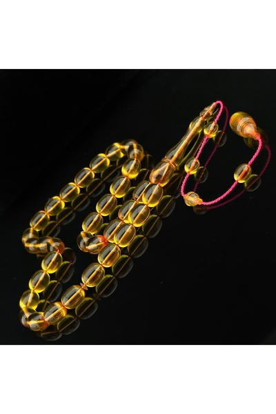 Tasarım Özel Alman Formül Zar Sarısı Çubuk Katalin Tesbih