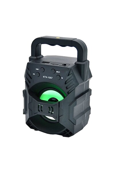 mobixom KTS-1057 Kablosuz Bluetooth Hoparlör 1200 mAh Radyo ve USB Girişi Öze...