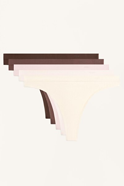 Oysho 5'li seamless yumuşak dokunuşlu tanga külot