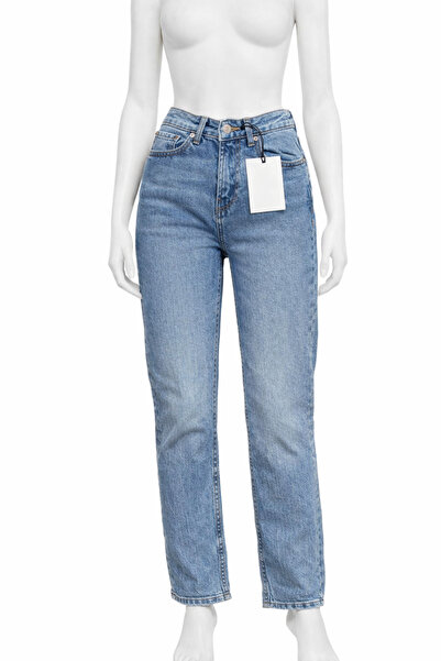 OEM Blugi dama , albastrii, cu croiala normala