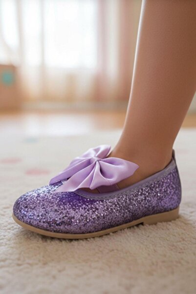 Gala BABET pentru fetiță cu fundă superioară și sclipici