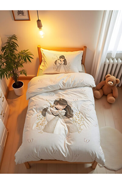 Evmila Unicorn ve Prenses Temalı Çocuk Nevresim Takımı - ÇARŞAFSIZ